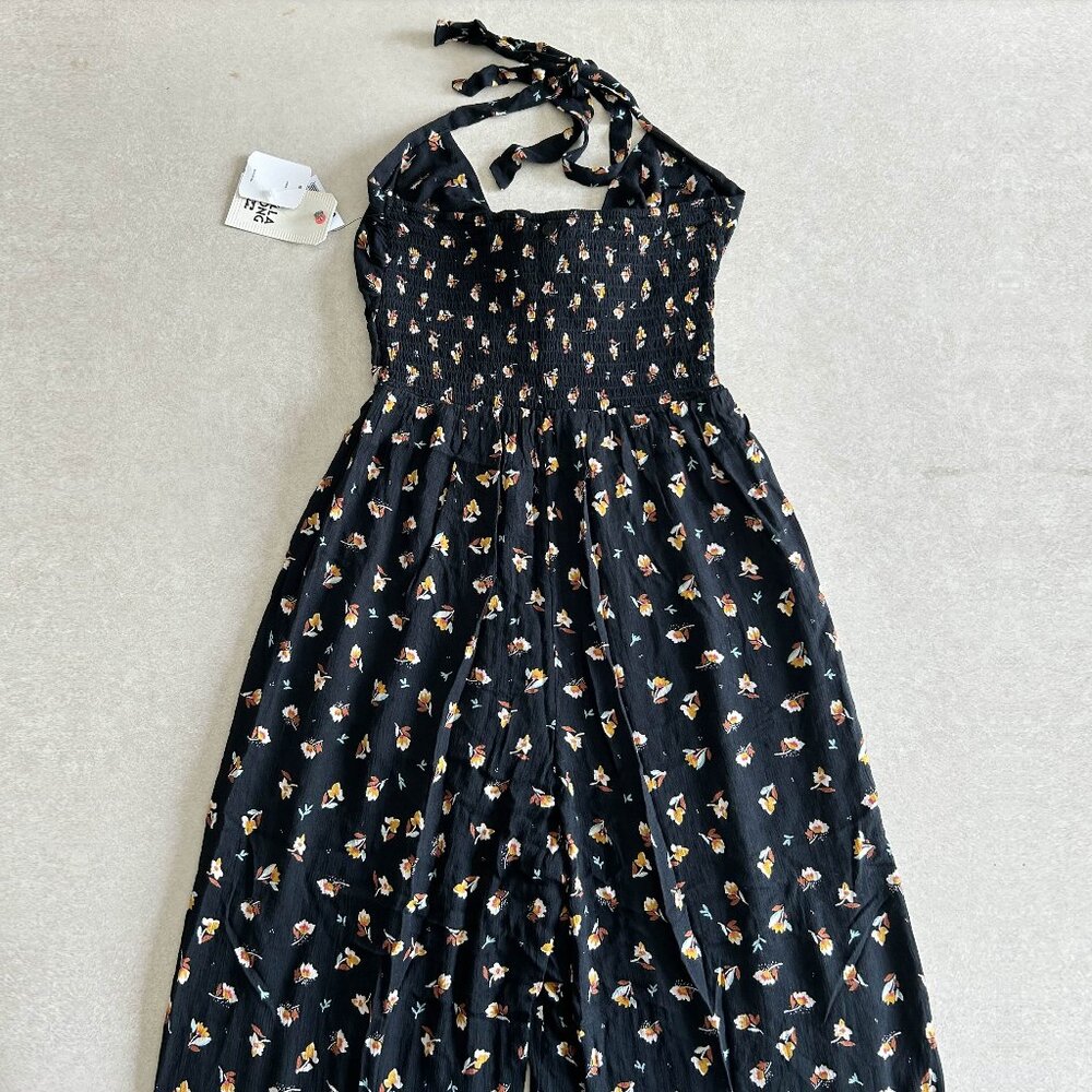 NWT Billabong Black Babylon Floral Jumpsuit - Picture 8 of 11
